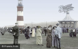 The Hoe And Smeaton's Tower 1913, Plymouth
