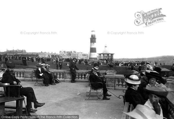 Photo of Plymouth, The Hoe And Smeaton's Tower 1913