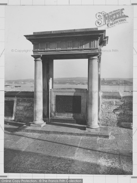 Photo of Plymouth, The Mayflower Stone 1936
