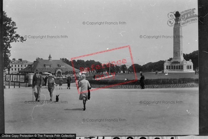 Photo of Plymouth, The Naval Memorial And Pavilion 1930