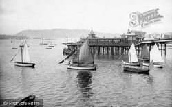 The Pier And Boats 1889, Plymouth