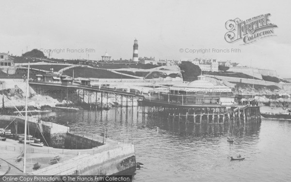 Photo of Plymouth, The Pier And Hoe 1918