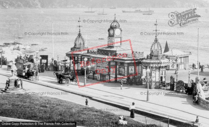 Photo of Plymouth, The Pier Entrance 1898