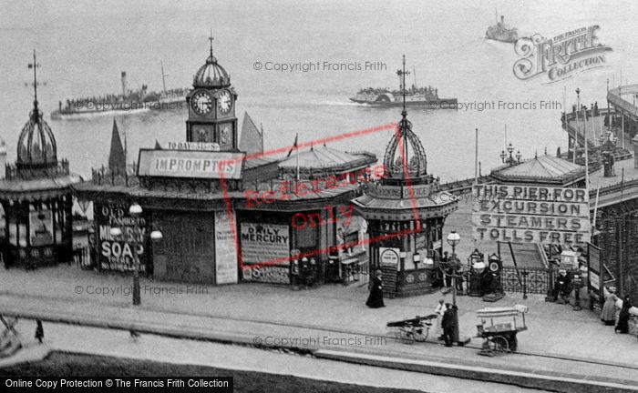 Photo of Plymouth, The Pier Entrance 1913