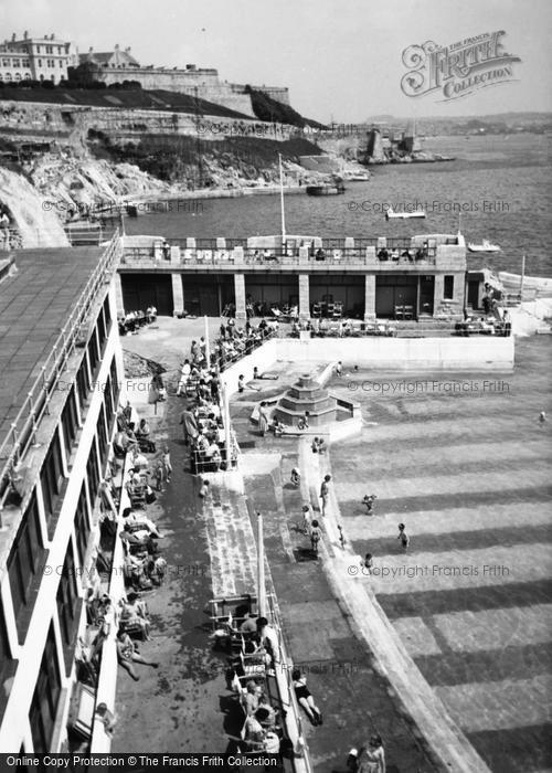 Photo of Plymouth, The Swimming Pool c.1960