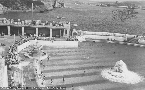 Photo of Plymouth, The Swimming Pool c.1960