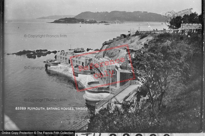Photo of Plymouth, Tinside Bathing Houses 1930