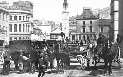 Traffic In George Street 1889, Plymouth