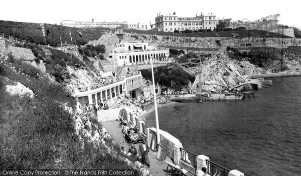 Photo of Plymouth, View From Swimming Pool c.1960