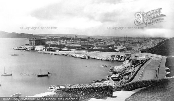 Photo of Plymouth, View From The Hoe c.1876