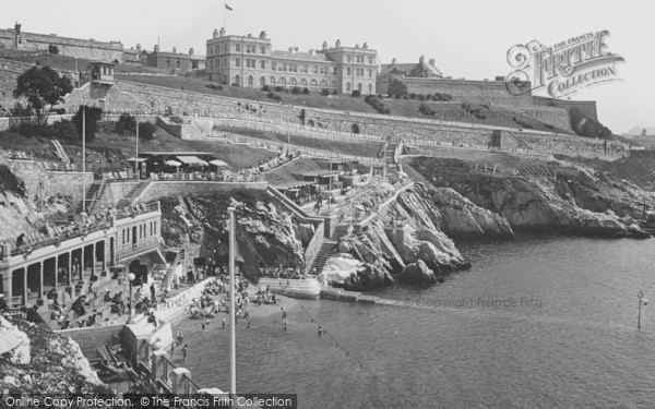 Photo of Plymouth, View Of Lido From West 1934