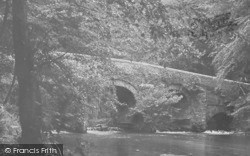 River Plym And Plym Bridge c.1955, Plympton