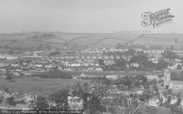 Photo of Plympton, St Mary From Dorsmouth Rock c.1950