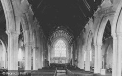 St Mary's Church Interior 1890, Plympton