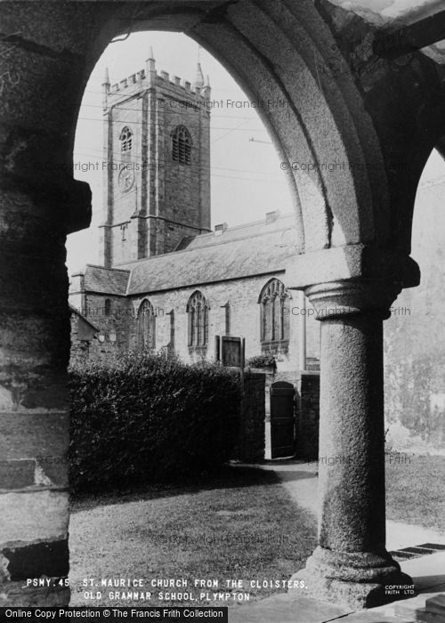 Photo of Plympton, St Maurice Church From The Cloisters, Old Grammar School c.1955