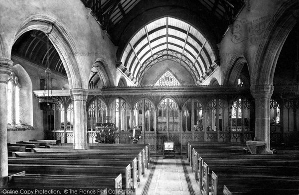 Photo of Plympton, St Maurice Church Interior 1898