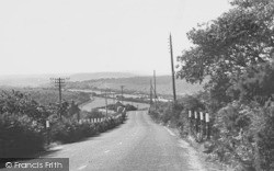 The Road To Lee Moor c.1960, Plympton