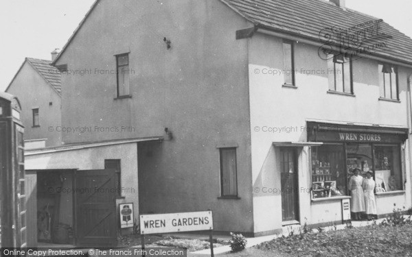 Photo of Plympton, Wren's Stores c.1960