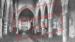 Parish Church Interior c.1950, Pocklington