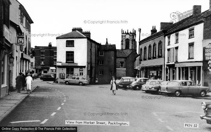 Photo of Pocklington, View From Market Street c.1965