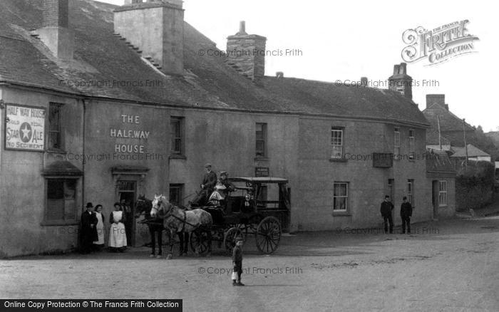 Photo of Polbathic, The Halfway House 1907