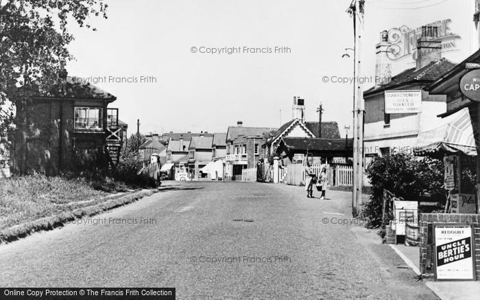 Photo of Polegate, High Street And Level Crossing c.1955