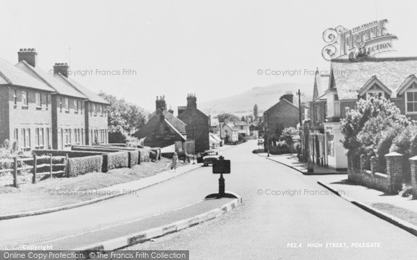 Photo of Polegate, High Street c.1955