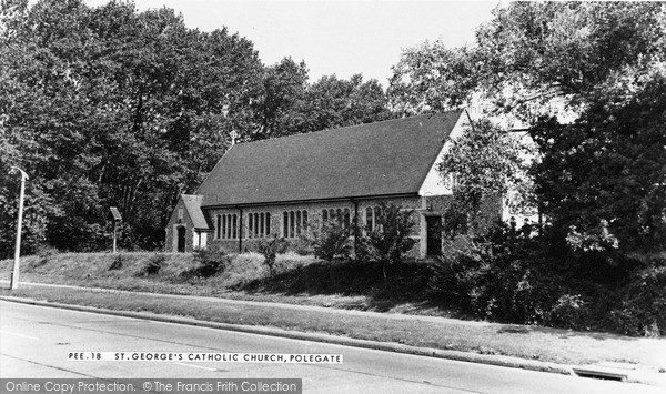 Photo of Polegate, St George's Catholic Church c.1955