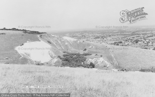 Photo of Polegate, The Downs c.1970