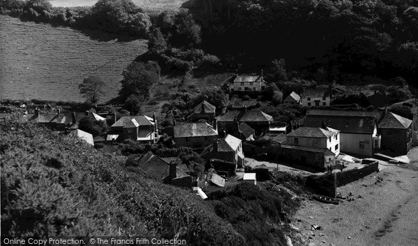 Photo of Polkerris, c.1960