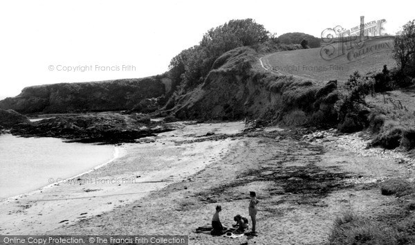 Photo of Polkerris, Polridmouth Beach Near Gribbin Head c.1960