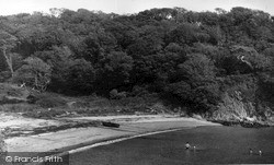 The Beach At Gribben Head c.1960, Polkerris