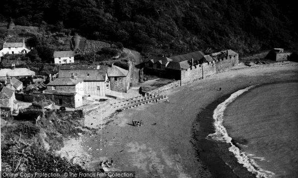 Photo of Polkerris, The Beach c.1950