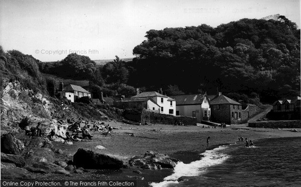 Photo of Polkerris, The Beach c.1960