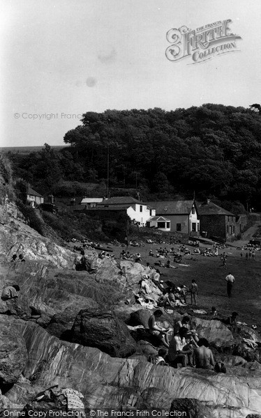 Photo of Polkerris, The Beach c.1965