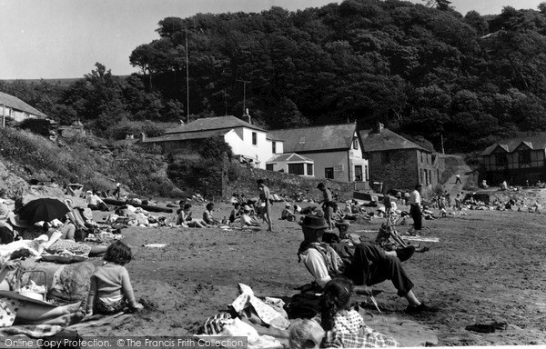 Photo of Polkerris, The Beach c.1965