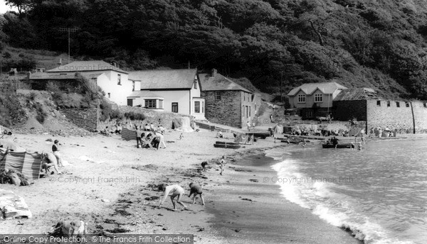 Photo of Polkerris, The Beach c.1965