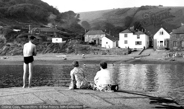 Photo of Polkerris, The Harbour c.1960