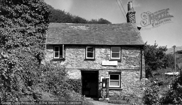 Photo of Polkerris, The Post Office c.1955