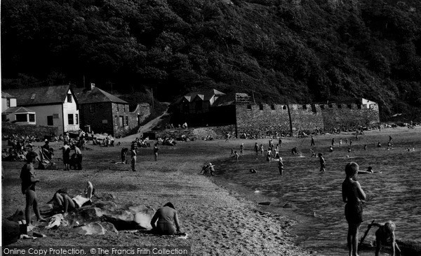 Photo of Polkerris, The Sands c.1965