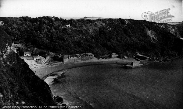 Photo of Polkerris, View From The Cliffs c.1955
