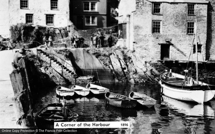 Photo of Polperro, A Corner Of The Harbour c.1955