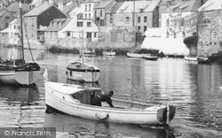 Boats In The Harbour c.1955, Polperro