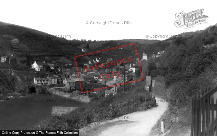 Photo of Polperro, Cliff Walk c.1955