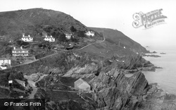 Coast From National Trust Grounds c.1955, Polperro