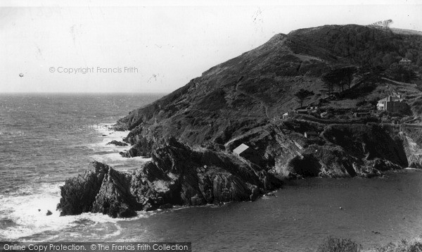 Photo of Polperro, Coast From Talland Hill c.1955
