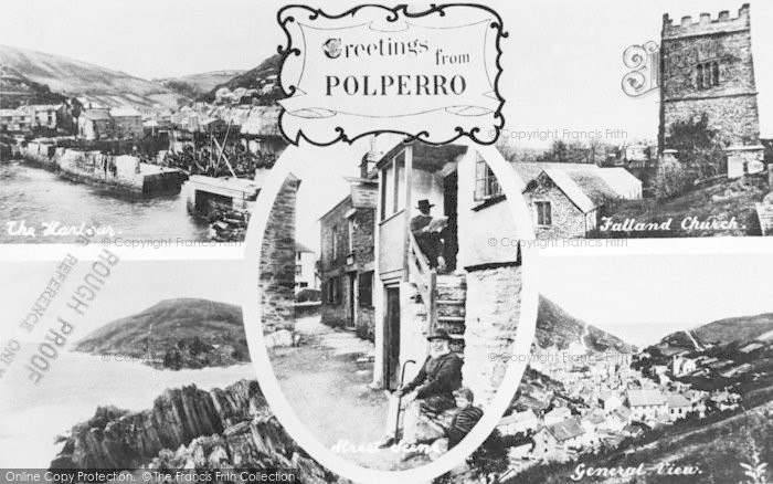 Photo of Polperro, Composite c.1950