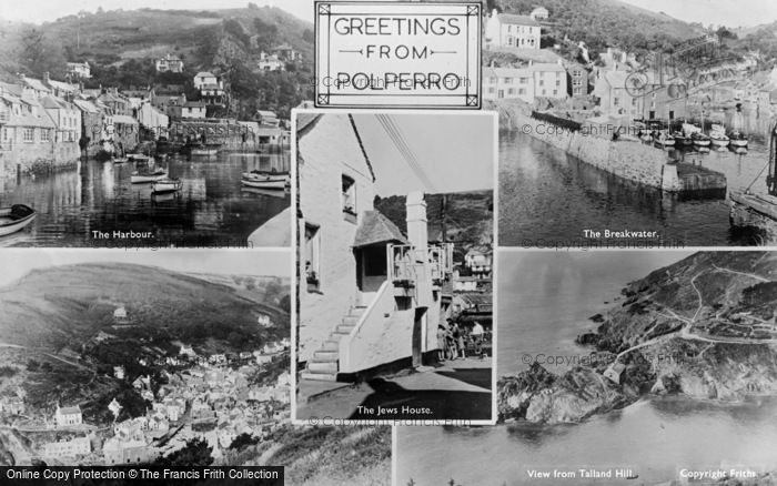 Photo of Polperro, Composite c.1960