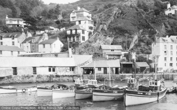 Photo of Polperro, Fishing Boats c.1955