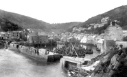 Fishing Boats In The Harbour 1901, Polperro